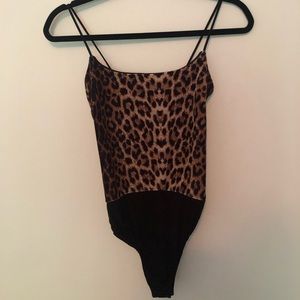 Cheetah print bodysuit